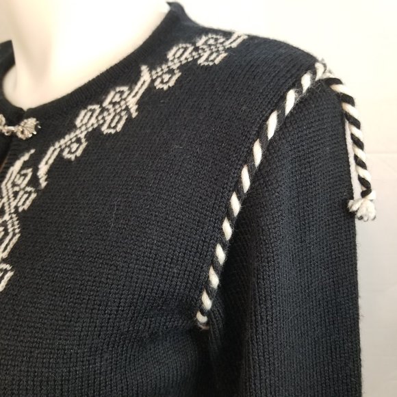 Apleks 100% Wool Cardigan Sweater - Picture 8 of 10